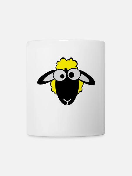 sheep color - Mug blanc - blanc