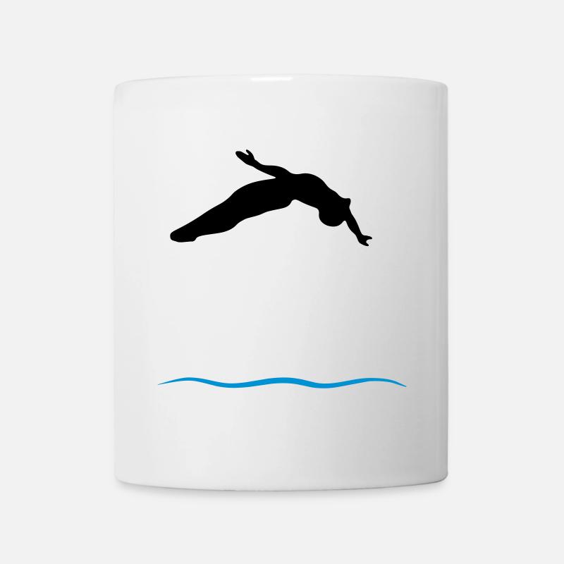 Turmspringer - Tasse - Weiß