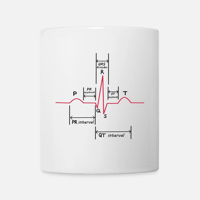 ECG - Tasse - Weiß