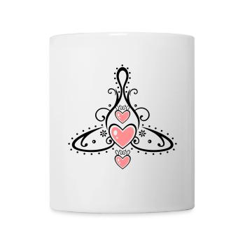 Celtic symbol, mother with three children. - Mug - white - Front