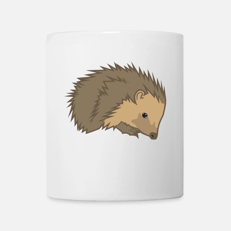 hérisson - Mug blanc - blanc