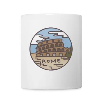 Rome (Italie) Illustration - Mug blanc - blanc - Devant