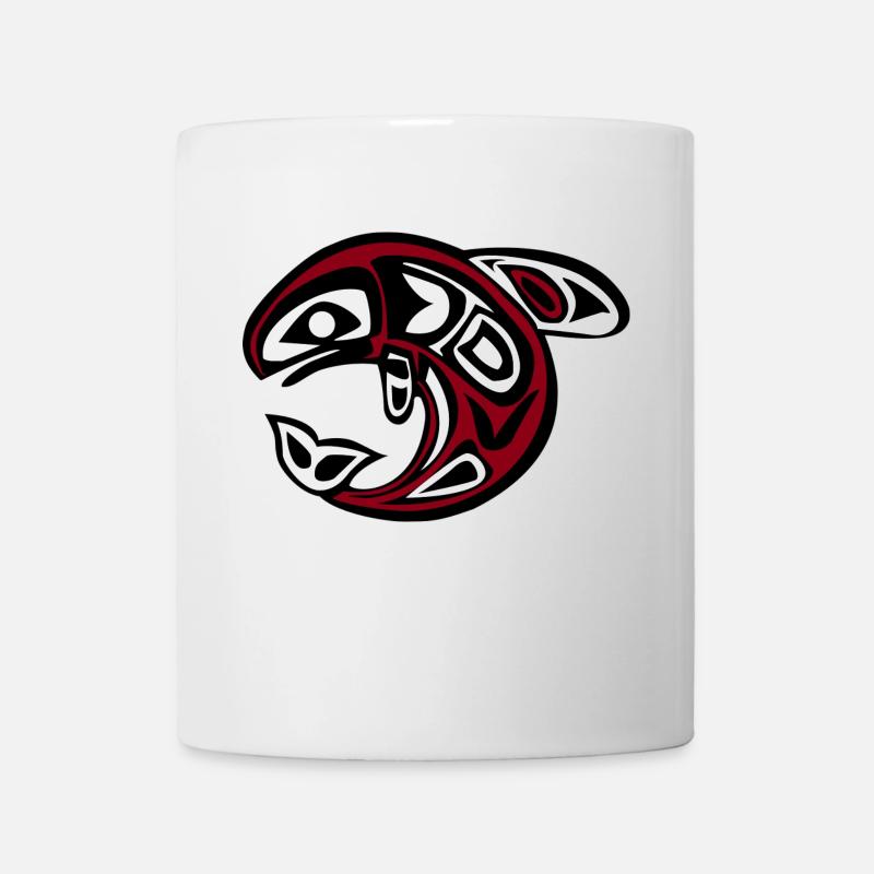 Totem baleine - Mug blanc - blanc