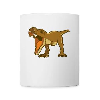 Tyrannosaurus Rex Dino Dinosaurier Dinosaurs - Tasse - Weiß - Vorne