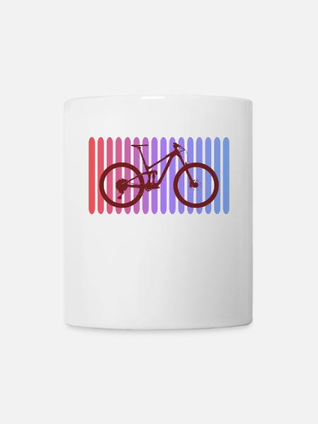 Mountainbike - Tasse - Weiß