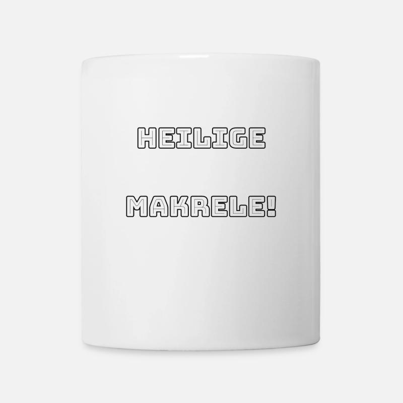 Heilige Makrele - Tasse - Weiß