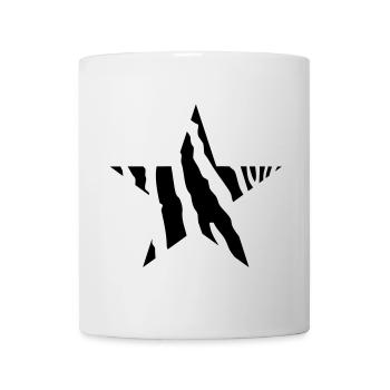 Zebra star - Mug - white - Front