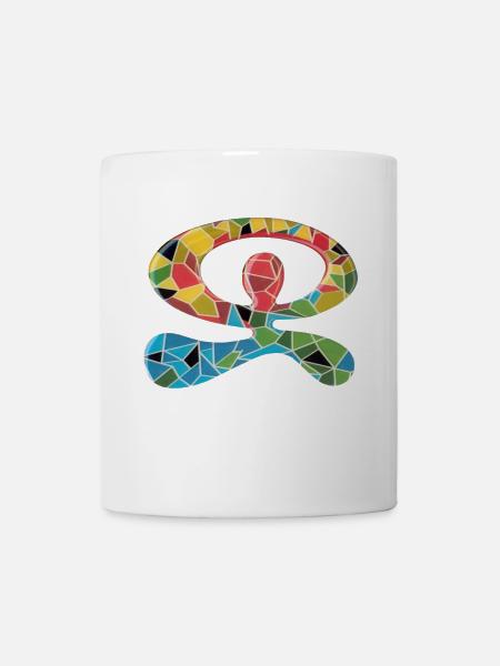 Indalo Carrelage Coloré - Mug blanc - blanc