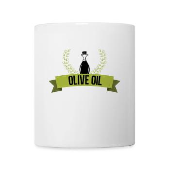 Olive oil gift olive - Mug - white - Front