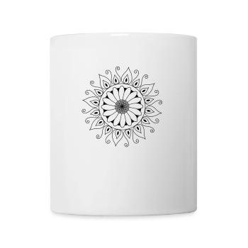 Mandala flower 1 - Mug - white - Front