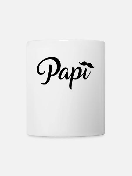 papi - Tasse - Weiß