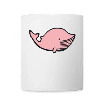 Wal Kind Kinder Baby Fisch Geschenkidee - Tasse - Weiß - Vorne