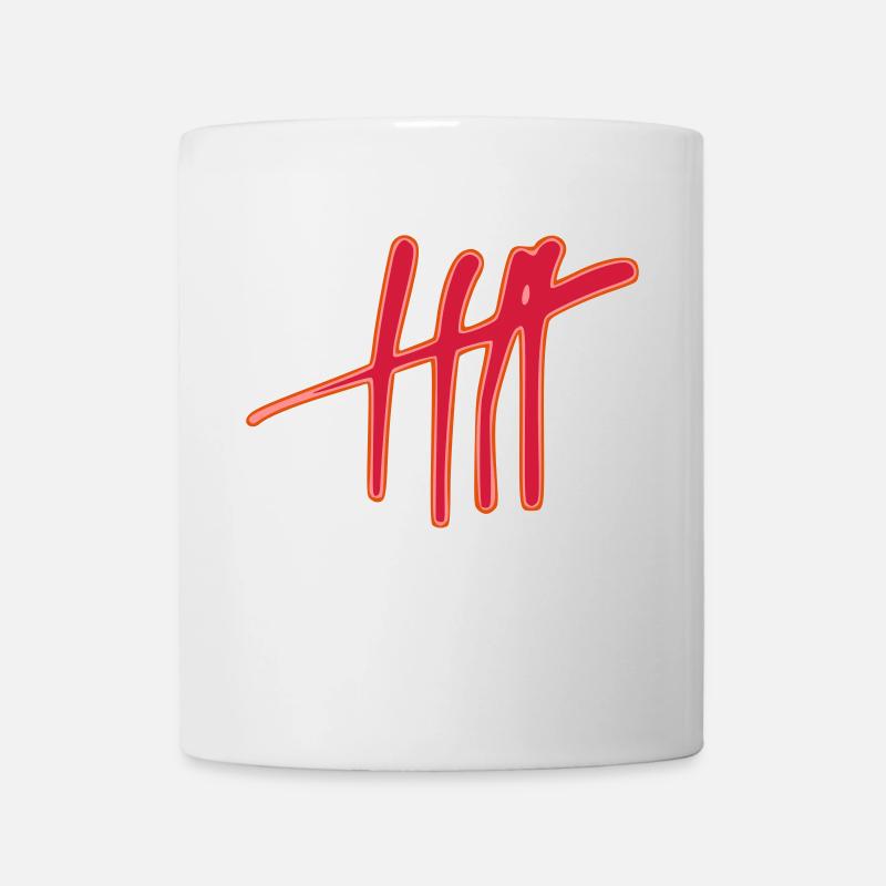 Five strokes - Mug - white