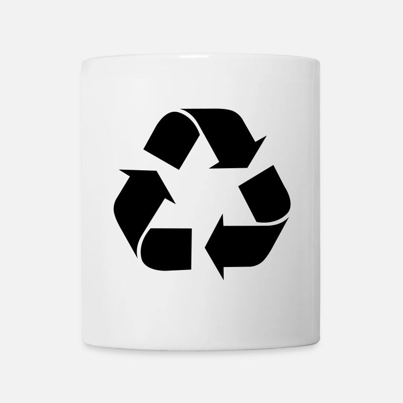 recycler recyclage - Mug blanc - blanc