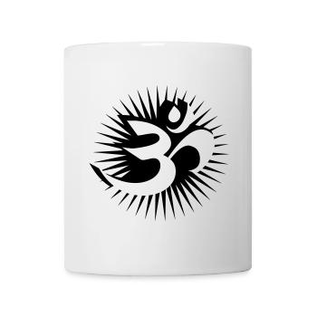 Om Symbol 3D - Tasse - Weiß - Vorne