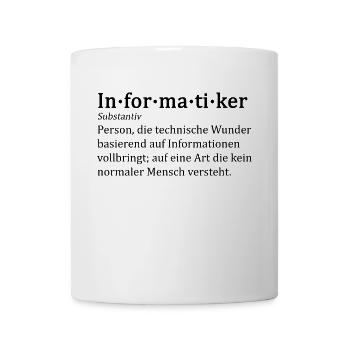 Informatiker - Tasse - Weiß - Vorne