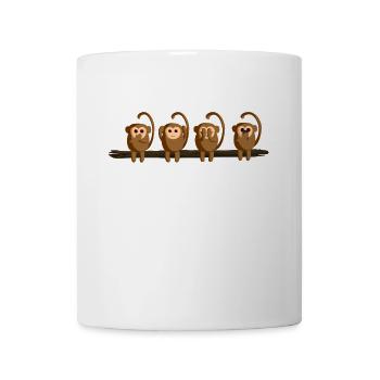 Funny Monkey Shirt Monkey Gorilla Gift - Mug - white - Front