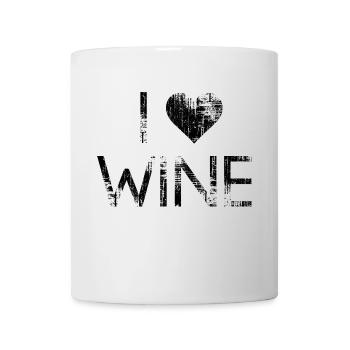 Ich liebe Wein - Tasse - Weiß - Vorne