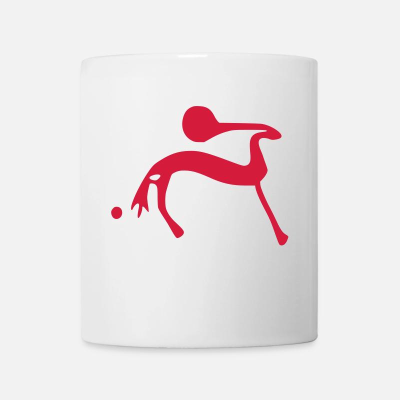 petroglyphe Sonnenpferd von Balken - Tasse - Weiß