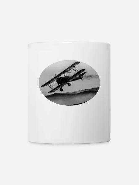 Avion - Mug blanc - blanc