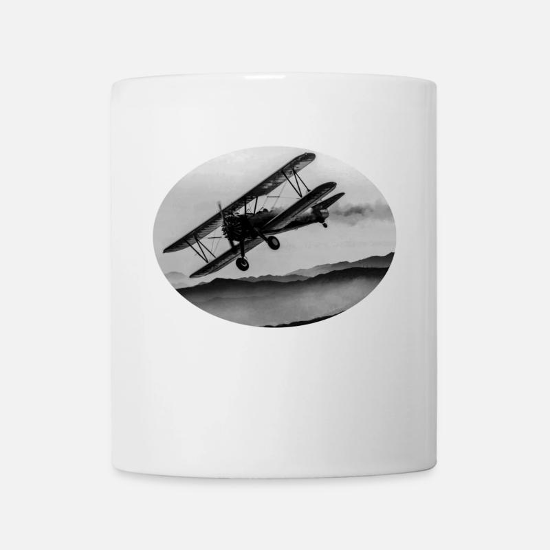 Avion - Mug blanc - blanc