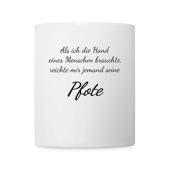 Tiere - Tasse - Weiß - Vorne
