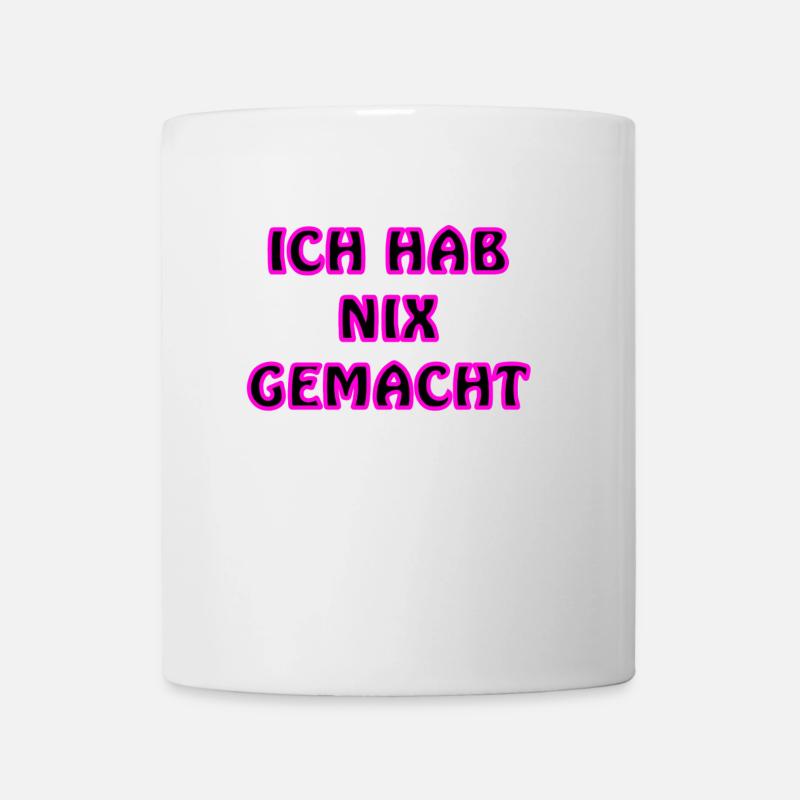 I didn't do anything black pink - Mug - white
