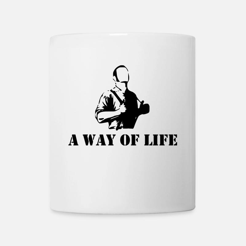 Un mode de vie des hommes - Mug blanc - blanc