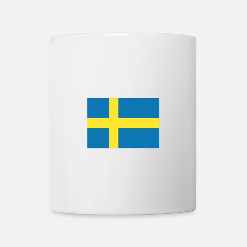 Suède Suède Drapeau suédois Suédois - Mug blanc - blanc