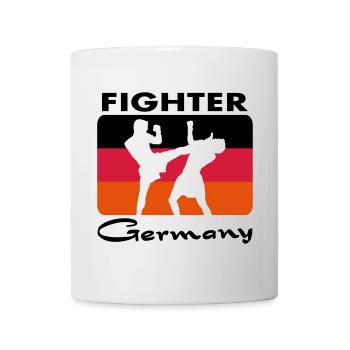 fighter germany - Tasse - Weiß - Vorne