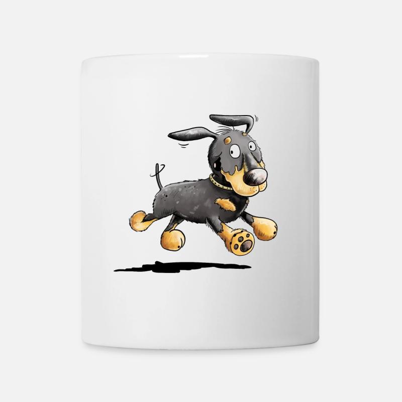 Flotter Dackel - Dachshund - Teckel - Geschenk - Tasse - Weiß