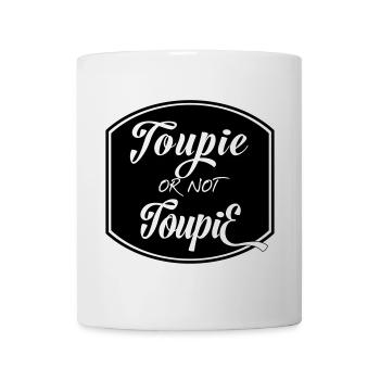 Toupie or not toupie ? Question de menuisier ! - Mug blanc - blanc - Devant
