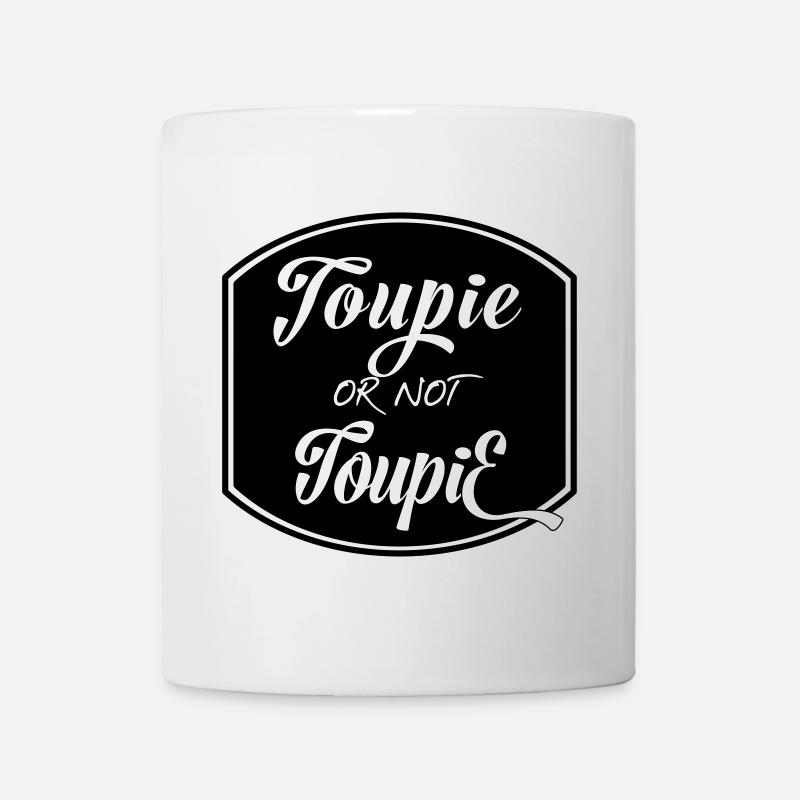 Toupie or not toupie ? Question de menuisier ! - Mug blanc - blanc