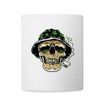 Kiff Skull - Tasse - Weiß - Vorne