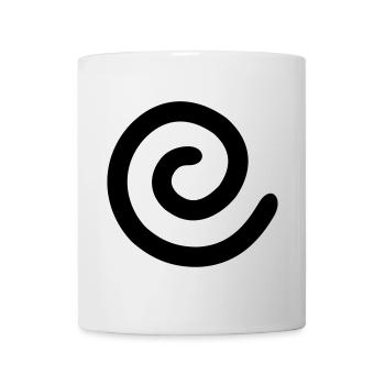 Spirale symbole signe vertèbre cadeau - Mug blanc - blanc - Devant