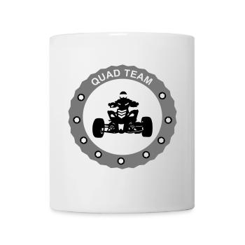 quad team - Mug - white - Front
