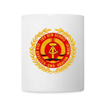 NVA Emblem - Tasse - Weiß - Vorne