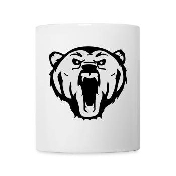 bear Bär grizzly - Tasse - Weiß - Vorne
