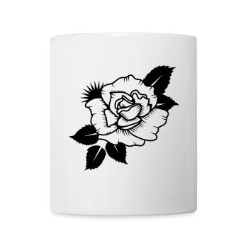 A Drawn Rose - Mug - white - Front