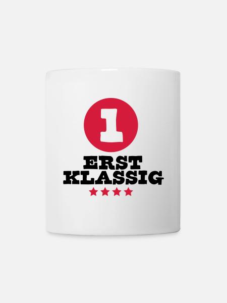 schulkind sport einschulung - Tasse - Weiß