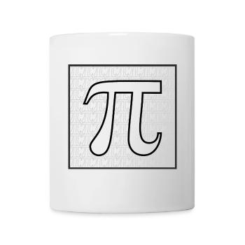 Pi 2 - Mug blanc - blanc - Devant