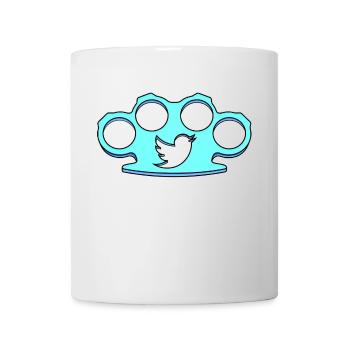 Schlagring blue - Tasse - Weiß - Vorne