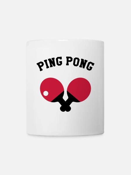 Ping Pong - Tasse - Weiß