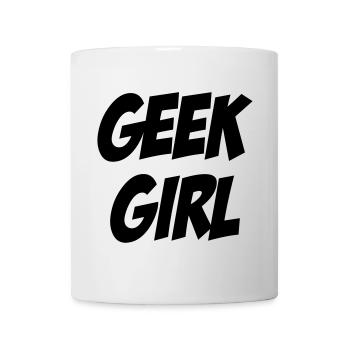 Geek Girl - Mug - white - Front