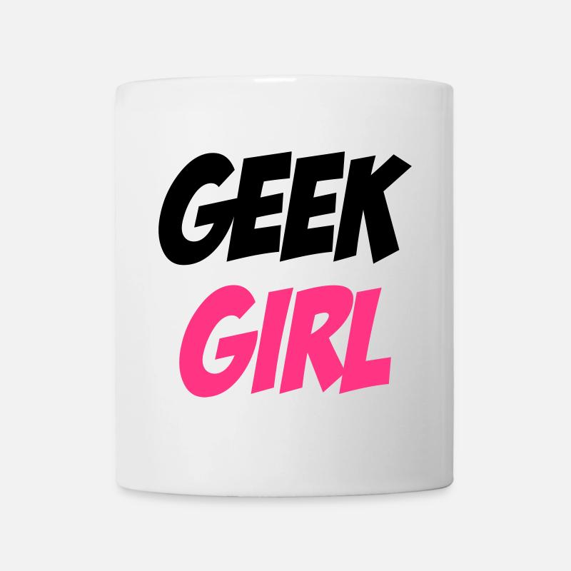 Geek Girl - Mug - white