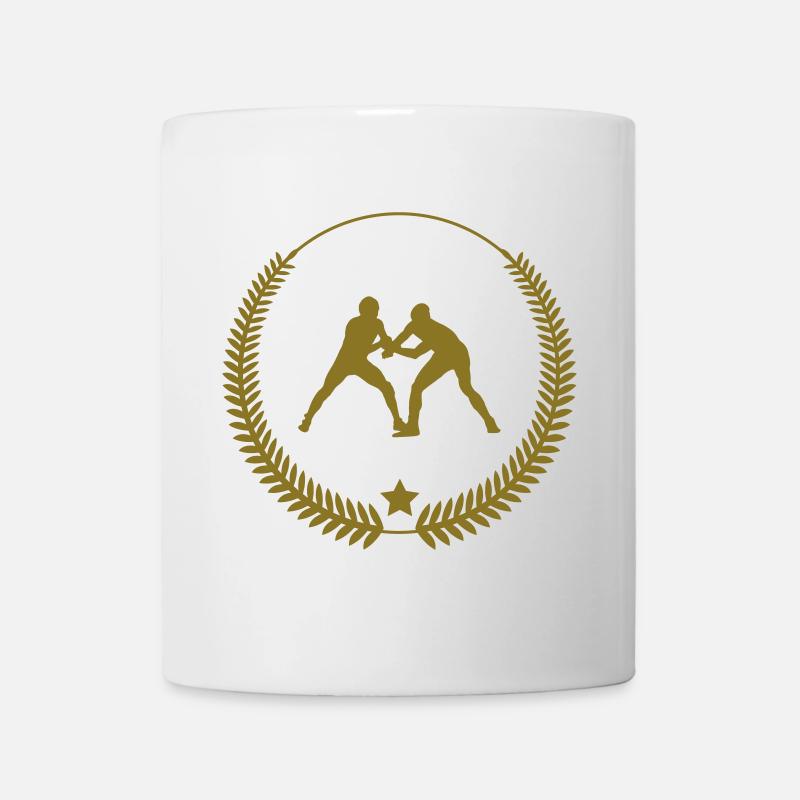 Wrestling / Lutte - Mug - white