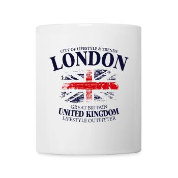 London Vintage Union Jack Tee - Mug - white - Front