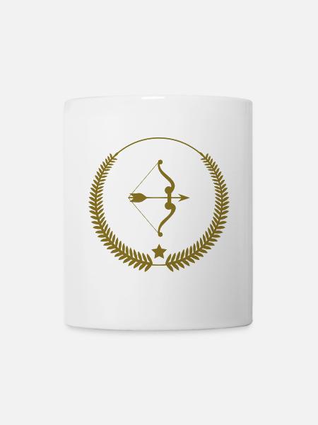 Archery / Bogenschießen / Tir à l'arc - Tasse - Weiß