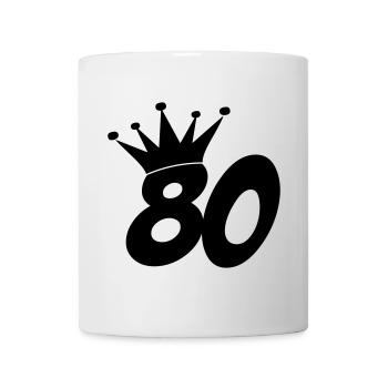 80 / geburtstag / Sport / birthday / achtzig - Tasse - Weiß - Vorne