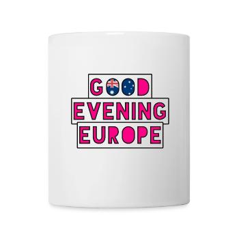 Guten Abend Europa - Tasse - Weiß - Vorne